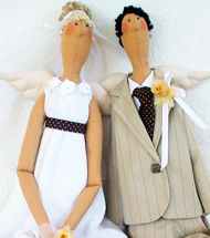 Текстильные интерьерные куклы